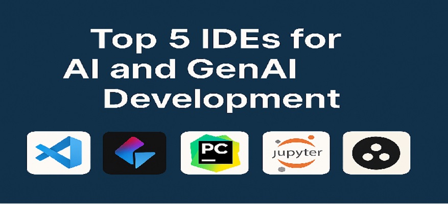 Top 5 IDEs for Building AI, GenAI and Agentic Applications and agentic software
