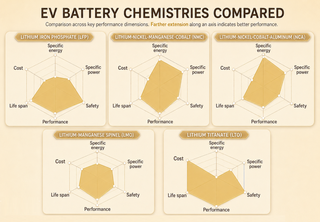 SALICE Magazine Electric Vehicle Battery Chemistries Strengths Trade-Offs and Applications.png