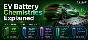 Electric Vehicle Battery Chemistries: Strengths, Trade-Offs and Applications