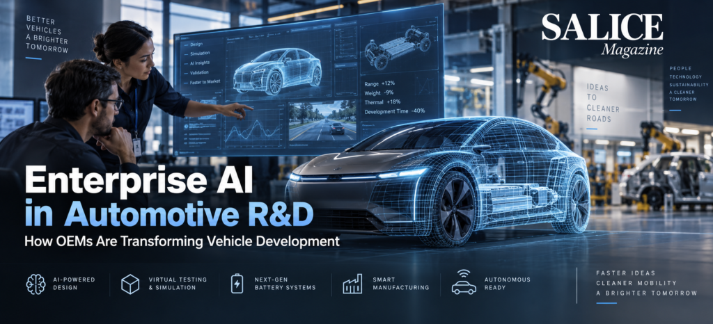 How Enterprise AI Is Transforming and Accelerating Vehicle Development for Automotive OEMs